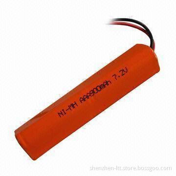 NiMH 900mAh Rechargeable Battery Pack, 7.2 Voltage, CE/RoHS/UL Certificates